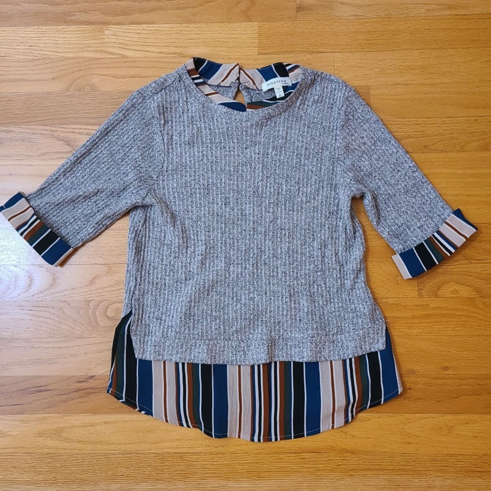Monteau quarter sleeve blouse